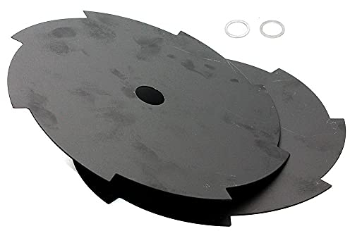 MQEIANG 25,4 cm 8 Zähne Motorsense Klinge für Stihl Husqvarna Echo Ryobi Homelite Troy-Bilt Bolens Yard Man MTD Oleo-Mac Efco Shindaiwa