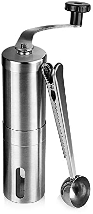 CENPEK Stainless Steel Manual Coffee Grinder - Mini Coffee Bean Grinder with Adjustable Adjustment