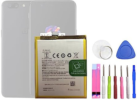 HIGHAKKU Ersatzakku Batterie BLP637 kompatibel mit One-Plus 1+5 & 1+5T with Tools