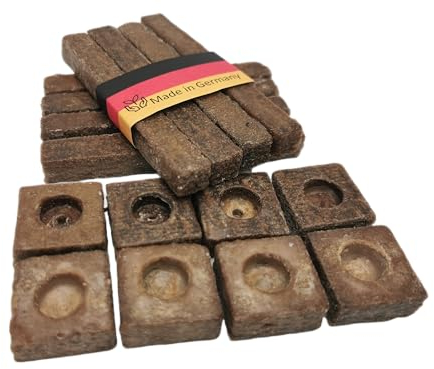 WOWOCON® Dauerdocht aus Holzfaser opt. mit Halter (M-8x Dauerdocht und 8x Halter)