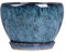 JTBDWOSK Pflanztöpfe Blumentöpfe Europäische Blaue Keramik Moderne Glasur Sukkulenten Pflanztopf mit Ablaufloch und Untertasse Runder Blumentopf for Drinnen und Draußen Kräuterschlangenpflanzen,Blau,S