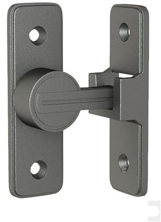 Betensh Pestillo Puerta Corredera Cerradura Pestillo para Puerta Corredera Interior 90 Grados Cerrojo y Pestillo para Habitaciones Cuartos de Baño Puertas Correderas,Gris Gunmetal