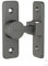 Betensh Pestillo Puerta Corredera Cerradura Pestillo para Puerta Corredera Interior 90 Grados Cerrojo y Pestillo para Habitaciones Cuartos de Baño Puertas Correderas,Gris Gunmetal