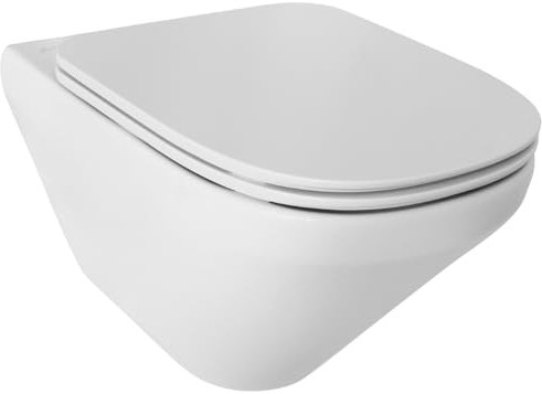 WC suspendu sans bride JACOB DELAFON Modern Life + abattant extra-plat