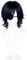 Anime Wig Chainsaw Man Cosplay Himeno Wig,Short Black Wig Halloween Wig,Party Anime Show Cosplay Event Concerts Daily Wig