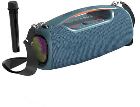 Caisson de Basses avec Bluetooth, Haut-Parleur Bluetooth sans Fil Étanche Ipx6 Portable, Caisson de Basses Portable 12 000 Mah avec Poignée, Adapté pour Une Utilisation en Extérieur, À la Maison