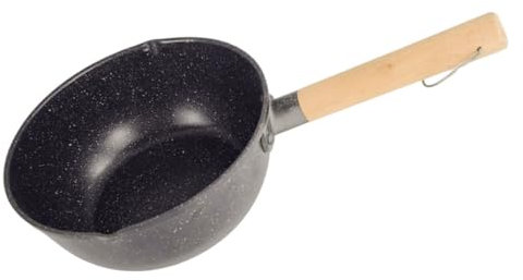 Zerodeko Wooden Handle Saucepan Nonstick for Cooking Stovetop Pot Kitchen Supply