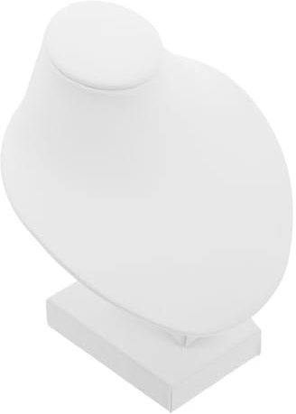 Hemobllo Espositore Per Collane Di Gioielli a Forma Di Collo Realistico Supporto Porta Collane Per Vetrina e Materiale Robusto Adatto Negozi Di Gioielleria e Uso Domestico