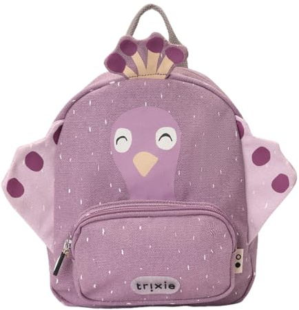 Trixie Kindergartenrucksack, Vorschulrucksack mit Brustgurt, Tasche klein | Rucksack für Kita und Vorschule für Jungen und Mädchen, Kitarucksack, ergonomischer Kinderrucksack, Tasche ab 3 Jahren