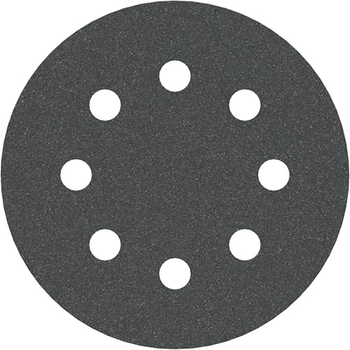 Bosch PRO F355 Schleifblatt, 115 mm, 240, 5-tlg. | für Beton, Harter Stein, Körnung 240, Professional Zubehör Exzenterschleifer