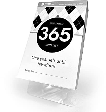 365-Tage-Countdown bis Ruhestandskalender; 1 Jahr Countdown bis Ruhestand