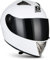Soxon® ST-550 „Snow“ · Integral-Helm · Full-Face Motorrad-Helm Roller-Helm Scooter-Helm Cruiser Sturz-Helm StreetFighter-Helm Sport Urban Helmet · ECE 22.05 Visier Schnellverschluss Tasche L (59-60cm)