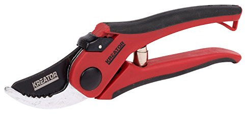 KREATOR KRTGR1001 - Tijera de poda bypass, acero carbono