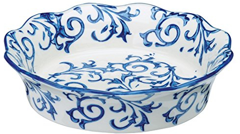 Heritage Set of 4 Individual Pie Dishes Blue, Ceramic, 150x150x35 cm