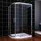 ELEGANT 1200 x 800 mm Left Offset Quadrant Shower Enclosure 6mm Sliding Glass Cubicle Door with Tray + Waste