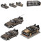 Vitesse 3er Set Delorean 1 und 2 und 3 DMC Zurück in die Zukunft 3 Teile 1/43 Modell Auto