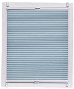 Sunlines Wabenplissee Made in Germany, Verdunkelung, Klemmfix, Blau, 80 x 2.3 x 220 cm