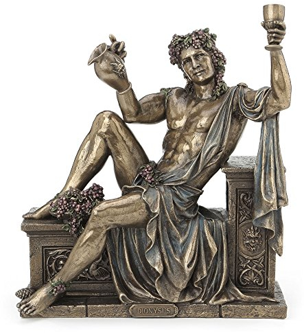 JFSM INC. Dionysus Statue Griechischer Gott des Weins und der Festlichkeit