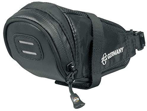 SKS GERMANY RACER STRAPS 300 Fahrradtasche für Rennrad, Fahrradzubehör (aerodynamische Tasche mit Klettverschluss-Befestigung, laminierter & wasserdichter Reißverschluss mit Easy-Zip, Volumen: 0,3 l)