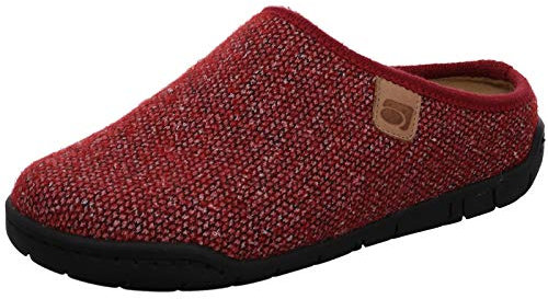 Rohde Damen Pantoffeln Hausschuhe Softfilz Mira 6631, Größe:37 EU, Farbe:Rot