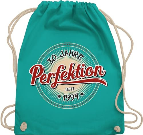 Turnbeutel Rucksack - 30. Geburtstag - Dreißig Jahre Perfektion seit 1994 - Unisize - Türkis - bag geschenke 30.geburtstag 30th beuteltasche 30-geburtstag 1993 tasche zum 30 geburstag beutel 30ig