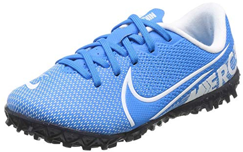 Nike Unisex Jr. Mercurial Vapor 13 Academy Tf Fußballschuhe, Mehrfarbig (Blue Hero/White/Obsidian 414), 36.5 EU