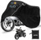 Motorradabdeckung ，Motorrad Abdeckplane Motorradplane Motorradgarage Wasserdicht Und Winterfest Verbessertes Schlossloch Motorrad Outdoor Motorradplane（245cm X 105cm X 125cm）