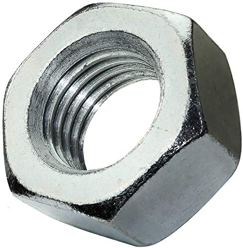AERZETIX - C45724 - Satz von 5 Sechskantmuttern 6 seiten - metallteile spannen montage - aus verzinktem stahl 8.8 - gewinde M30 metrisch weiblich - heimwerker - DIN 934 - farbe silber