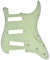 Dopro 11 Loch Vintage 62 Strat ST SSS Single Coil Pickups Gitarre Pickguard Kratzplatte mit Schrauben für American FD 62 Stratocaster Mint Green 3-lagig