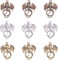 KOMUNJ 36 stücke 3 Farbe Tibetischen Legierung Tier Drachen Charme Anhänger Perlen Charme für DIY Halskette Armband Machen