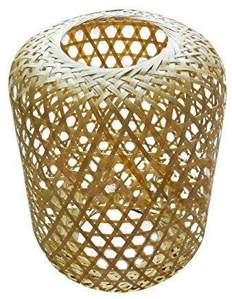 MagiDeal Abat-Jour en Bambou Tissé Couverture de Luminaire de Plafond Suspension Suspendue