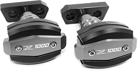 APLUZ Für Kawasaki Für Z1000SX Für Z 1000SX 2017/2018 Motorrad Fallschutz Sturzpad Verkleidung Schutz Anti Crash Pad Protector Sturzpad (Farbe : Silber)