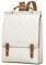 Cnolés Business Rucksack Damen Leder Eleganter Daypack Wasserdicht Damen Rucksackhandtaschen Rücksacken für Damen Diebstahlsicherer Lederrucksack Damen Laptop Cityrucksack