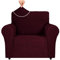 Ystyle Sesselbezug Stretch, Sessel Überzug, Sofabezug 1 Sitzer, Sofaschoner rutschfest, Sofa Überzug, Elastisch Couch Überzug Mit Armlehnen, Sofa Cover Sofahusse Sesselhusse, Rot