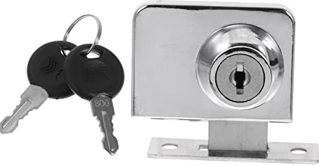 Housoutil Serrure Pour Porte Vitrée Serrure Antivol Pour Armoire Installation Facile Sans Perçage