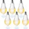 6x E27 LED Glühbirnen mit Bewegungsmelder - 12W PIR Sensor LED Lampen Warmweiß 3000K, Lichtsensor Energiesparlampe für Flur/Garage/Treppe/Balkon (6er Pack)