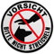 Copytec Patch Hund Bitte Nicht streicheln Hundegeschirr Brustgeschirr Vorsicht #39775