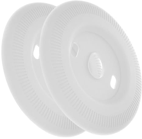 jojofuny 2pcs Thermostat Wall Plate Cover Nest Thermostat Trim Wall Mount Backplate Easy Install