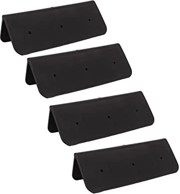 Hiraith 4Pcs PVC Inflatable Boat Seats Hook Clip Bracket for Inflatable Rubber Dinghy Raft Yacht Kayak Rowing Boat Accessories (Black)