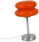 Fenteer Eierkuchenlampe, Moderne Nachttischlampe aus Glas mit 3 Farbmodi, süß für Nachttisch, Party, Schreibtischlicht, Büro, Wohnzimmer, Nachttisch, Orange