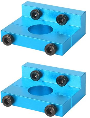 Hsthe Sea 2PCS Aluminiumständer für die Aufrüstung des V6 Volcano Hotend au Ender 3 V2 Ender3 Pro Ender 5 Pro CR-10 3D-Drucker – Silber