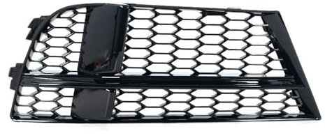 griglia fendinebbia per Auto Per Au&di A3 8V S-LINE Berlina Sportiva Convertibile 2017-2019 Stile A Nido D'ape Auto Paraurti Anteriore Fendinebbia Telaio di Copertura lunetta Griglia(Color:Right)