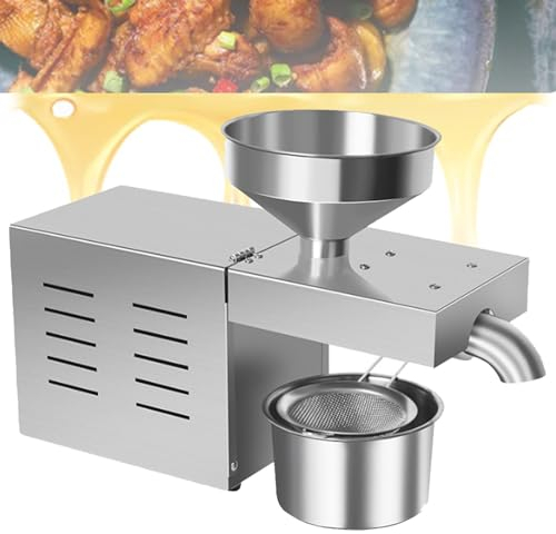 Macchina Commerciale, Pressa Automatica per Olio Pressa per Olio Commerciale per Semi di Noci Pressa a Caldo Freddo Tutto in Acciaio Inossidabile Estrattore di Olio Alto per Arachi