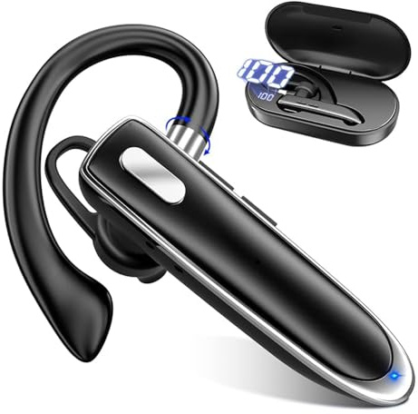 SLuB 1588 Wireless Headset In-Ear Bluetooth 5.3 CVC Noise Cancellation Built-in Microphone Universal for Left and Right Ear Clear Calls Sound For iPhone/Android