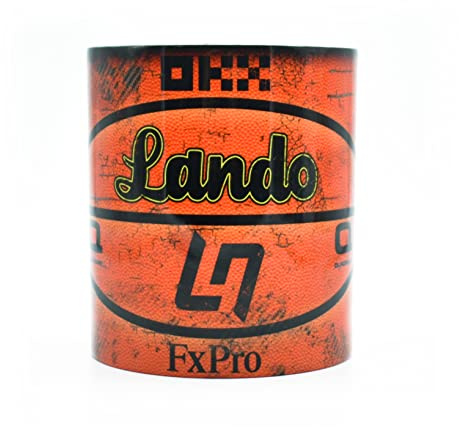 Norris #4 Miami Helm Tasse - Formel Racing - Kaffee & Tee - Lando - Basketball Design - Hitze - 1 - Kunst - MCL - One - Rennwagen - Geschenkideen - Tasse - Memorablia - Sammlerstück - Fan-Merch -