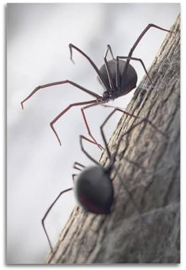 KFNICCE Black Widow Kunstposter, dekoratives Gemälde, Leinwand, Wandposter und Kunstdruck, moderne Familienschlafzimmer-Dekoration, Poster, 20 x 30 cm