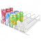 Automatic Can Dispenser for Fridge, Self-Pushing Drink Organizer, Soda Beer Can Organizer for Fridge Pantry, Fridge Organisers Adjustable Width for Storage and Organization (5 Rows)