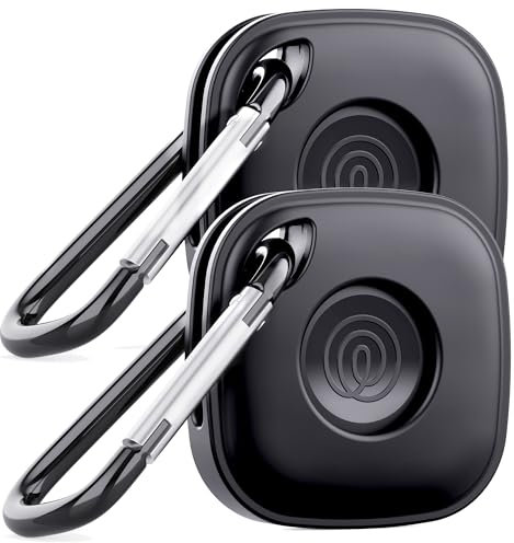 DDJ Funda para Tile Life360 Mate (2024) Rastreador Bluetooth con llavero, paquete de 2, soporte de silicona suave para GPS de azulejos, accesorios de buscador de iTag con llavero, para seguimiento de