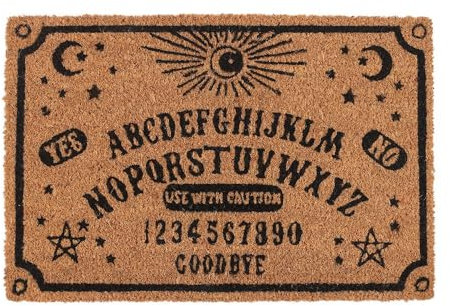 Something Different Talking Board Fußmatte, natur / schwarz, Einheitsgröße