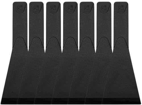 Amazleer 12 Pièces Spatules à Fromage Premium pour Poêles Antiadhésives et Grills - Raclette Résistante à la Chaleur pour Cuisine, Cuisson et Planches à Fromage (12)